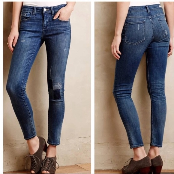 Anthropologie Denim - Anthropologie Pilcro Patched Skinny Jeans size 28